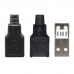 USB DIY Connector Shell - Type A Male Plug